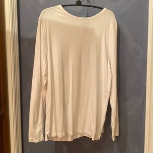 Cream Ralph Lauren thin cream long sleeve shirt 1X
